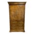 Late 20th Century "Charles X" Burled Elm Armoire