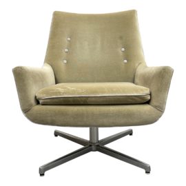 Jonathan Adler Mrs. Godfrey Swivel Chair. Original Price: $1,595