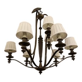 Hinkley Lighting Nine Light Dunhill Chandelier. Original Price: $1,500