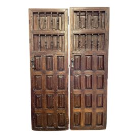 18th Century Single Spanish Colonial Dutch Door, Venezuela - a Pair