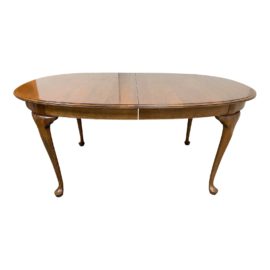 Kling Colonial Chippendale Queen Anne Style Extension Dining Table