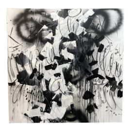 Isabel Wyatt "Whirl Wind" Original Mixed Media Painting