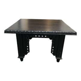Noir Furniture Carved Wood Coffee Table