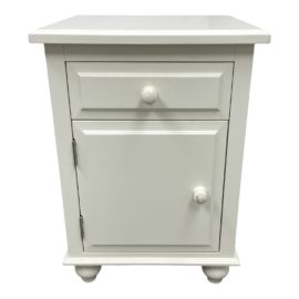 Pottery Barn White Nightstand