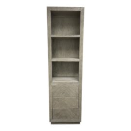 Restoration Hardware Herringbone Bath Cabinet. Original Price: $2,195