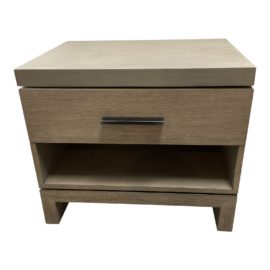 Restoration Hardware Meade Nightstand Gray Finish. Original Price: $1,095