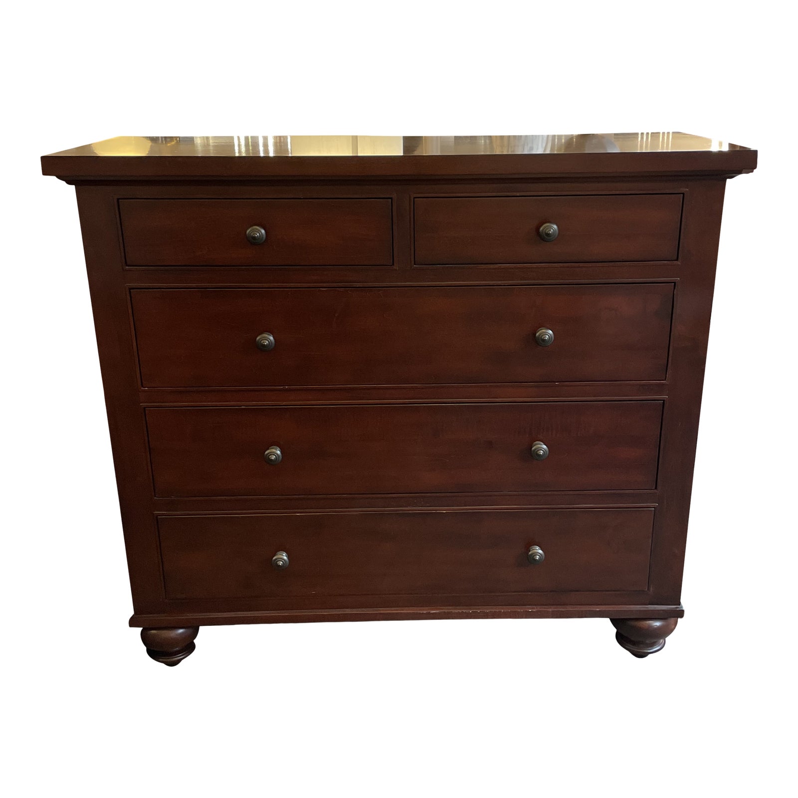 Restoration Hardware Five Drawer Dresser + Cedar Drawers. Original Price:  $2,500 - Design Plus Gallery