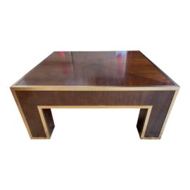 NEW Bernhardt Furniture Bijan Square Cocktail Table. Original Price: $1,800