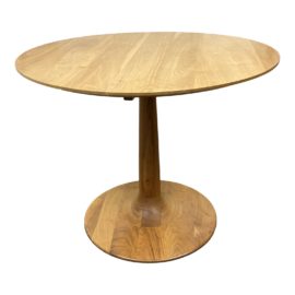 Room & Board Solid Oak Pedestal Dining Table
