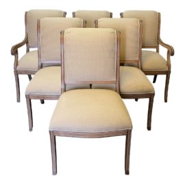 Kreiss Furniture Upholstered Dining Chairs, Set of Six