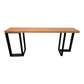 Metal + Wood Organic Modern Console