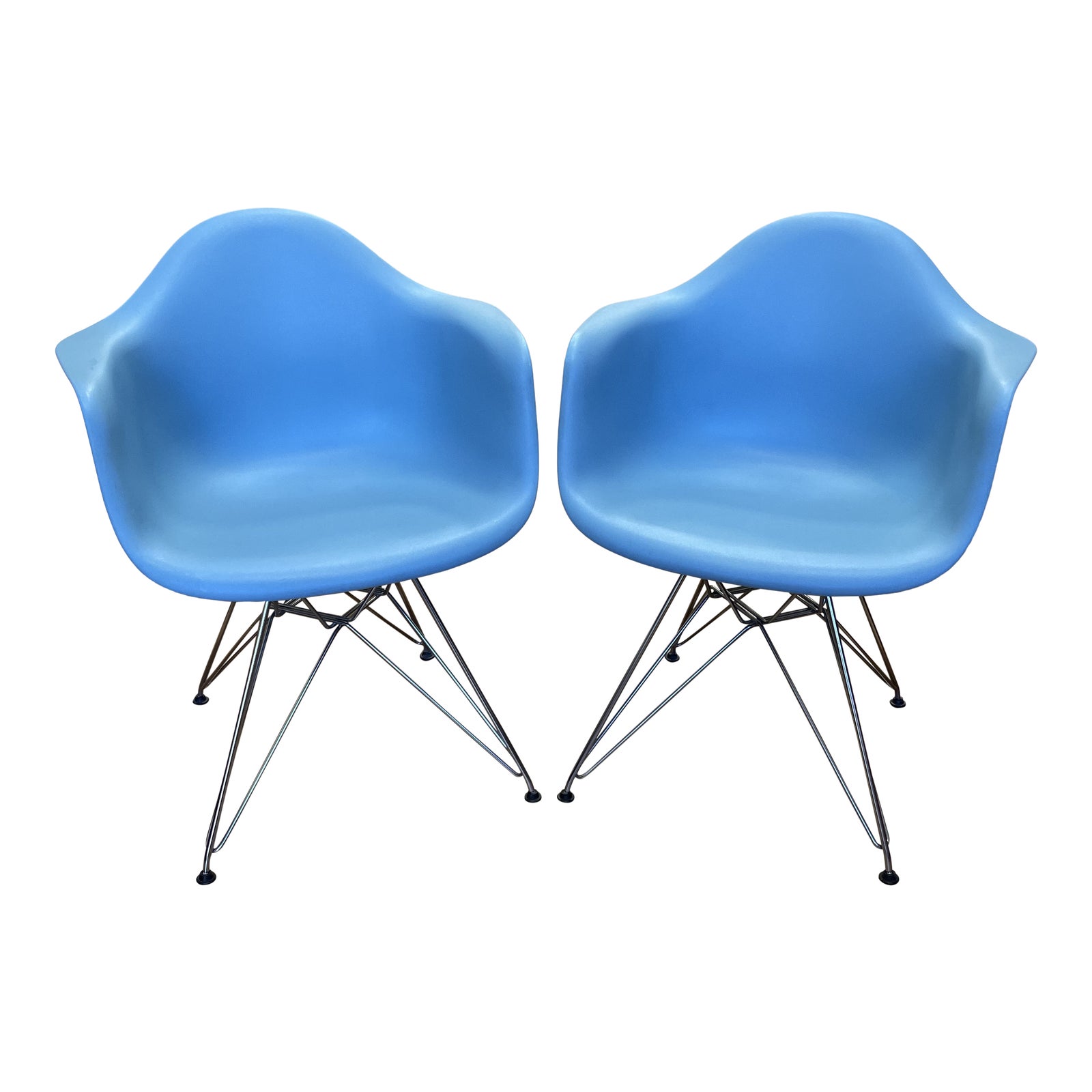 Herman Miller Eames 2ピースチェア 青 Eames Side Chair for Herman Miller | hive