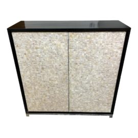 Custom Design Two Door Capiz Front Cabinet