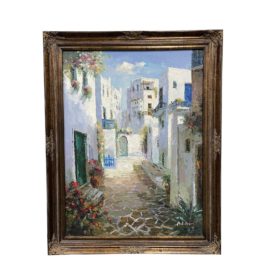Antonio Signed Original Artwork Custom Framed Oil on Canvas