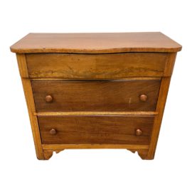 Early 20th Century Maple 3 Drawer Dresser