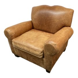 Sofa U Love Custom Distressed Leather Arm Chair