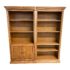 Early 21st Century Neo-Classical Revival Pine Bookcases - a Pair