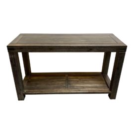 Transitional Gray Wash Console