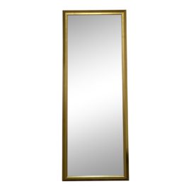 Early 21st Century Floor Length Gold Finished Framed Mirror