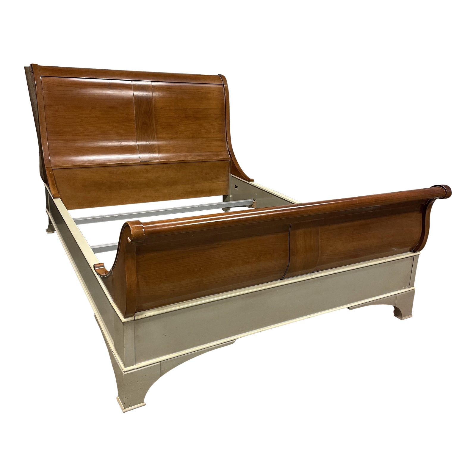 Queen Size Grange Furniture Louis-Philippe Bed Frame. Original Price:  $5,500 - Design Plus Gallery, image size:1600x1600