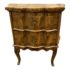 French Provincial Burlwood + Inlay Two Drawer Commode
