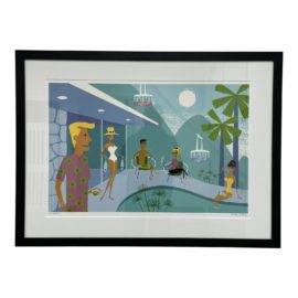 Shag Josh Agle "Consolation Fish" Serigraph Signed + Numbered 112/300