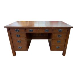 Stickley Starters Collection Rift Cut Oak Writing Desk