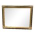 Late 20th Century Traditional Black + Gold Finish Wall Mirror