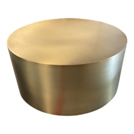 Design Within Reach Milo Baughman Drum Coffee Table. Original Price: $2,995