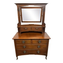 Bolton Cooperative Cabinet Makers Society, Ltd. Dresser & Mirror Set