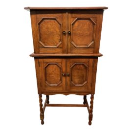 Antique Miniature Bar Cabinet
