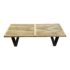George Nelson Style Mid Century Bench / Coffee Table