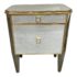 Hollywood Glam Mercury Finished Mirrored Side Table