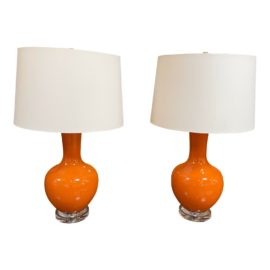 Ethan Allen Lia Table Lamps, a Pair. Original Price: $500