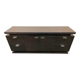 Contemporary Espresso Sideboard