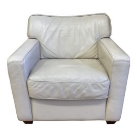 Davani Chateau d'Ax Bone Leather Arm Chair. Original Price: $800