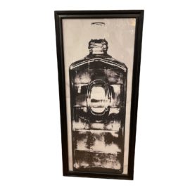 Restoration Hardware Copper River Bottles No. 2 Framed Artwork. Original Price: $2,095