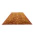 Hand Woven Deep Orange + Gold Wool Persian Rug - 10′ × 14′4″