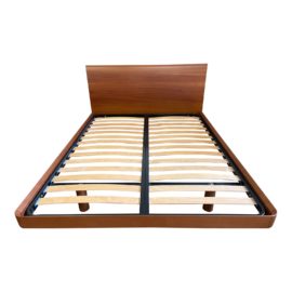 Queen Size Scandinavian Designs Italian Cherry Sleigh Back Bed Frame