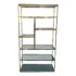 Mid 20th Century Milo Baughman Brass & Glass Shelving Étagère