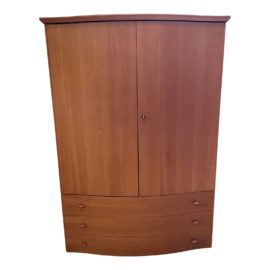 Scandinavian Designs Italian Cherry Key + Lock Armoire