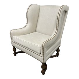 Michael Taylor Lauro Wing Chair. Original Price: $5,864