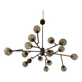 Arteriors Dallas Chandelier in Vintage Brass - Medium. Original Price: $4,515