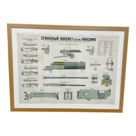 Custom Framed Limited Edition Antique Mechanical Poster