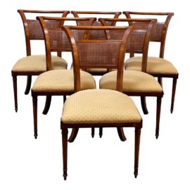 Henredon Avignon Dining Chairs, Set of Six. Original Price: $5,220