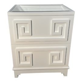Worlds Away Werstler Two Drawer Dresser / Nigstand. Original Price: $1,529