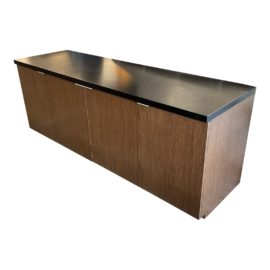 Custom Contemporary Wenge Media Credenza