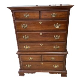 Pennsylvania House Queen Anne Style Seven Drawer Highboy