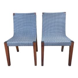 Janus Et Cie Indoor/Outdoor Side Chairs - a Pair