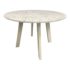Blu Dot Right Round White Marble Dining Table. Original Price: $2,000